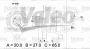437140 Alternátor VALEO RE-GEN REMANUFACTURED VALEO