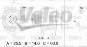 437170 Alternátor VALEO RE-GEN REMANUFACTURED VALEO