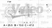 437333 Alternátor VALEO RE-GEN REMANUFACTURED VALEO