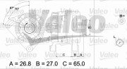 437428 Alternátor VALEO RE-GEN REMANUFACTURED VALEO