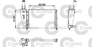 230976 Chladič motora VALEO CLASSIC VALEO