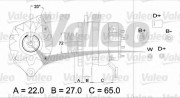 436348 Alternátor VALEO RE-GEN REMANUFACTURED VALEO