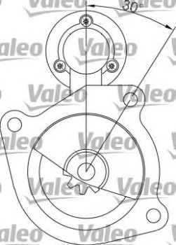 455618 żtartér VALEO RE-GEN REMANUFACTURED VALEO