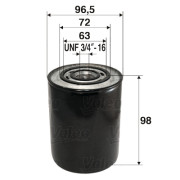 586007 Olejový filter VALEO