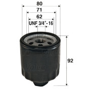 586009 Olejový filter VALEO