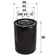 586049 Olejový filter VALEO