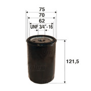 586052 Olejový filter VALEO