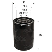 586105 Olejový filter VALEO