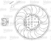 696029 Ventilátor chladenia motora VALEO