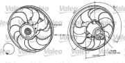 696056 Ventilátor chladenia motora VALEO