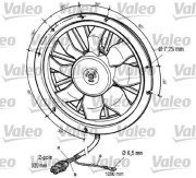 696061 Ventilátor chladenia motora VALEO