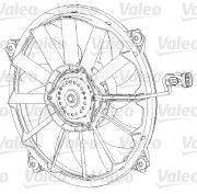 696091 Ventilátor chladenia motora VALEO