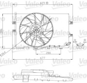 696130 Ventilátor chladenia motora VALEO