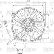 696139 Ventilátor chladenia motora VALEO