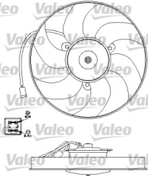 696191 Ventilátor chladenia motora VALEO