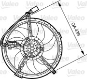 696379 Ventilátor chladenia motora VALEO