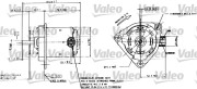 698084 Elektromotor vetráka chladiča VALEO