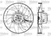 698357 Ventilátor chladenia motora VALEO