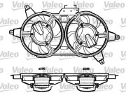 698362 Ventilátor chladenia motora VALEO