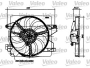 698496 Ventilátor chladenia motora VALEO