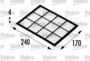 698690 Filter vnútorného priestoru VALEO ESSENTIAL VALEO