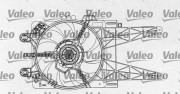 698763 Ventilátor chladenia motora VALEO