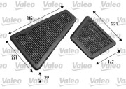 698793 Filter vnútorného priestoru VALEO PROTECT VALEO