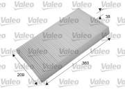 698871 Filter vnútorného priestoru VALEO ESSENTIAL VALEO