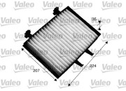 715547 Filter vnútorného priestoru VALEO ESSENTIAL VALEO