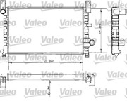 730484 Chladič motora VALEO