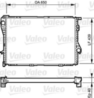 731764 Chladič motora VALEO