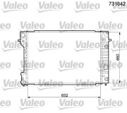 731842 Chladič motora VALEO