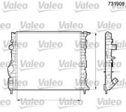 731909 Chladič motora VALEO