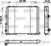 732071 Chladič motora VALEO