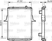 732335 Chladič motora NEW ORIGINAL PART VALEO