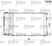 732456 Chladič motora VALEO