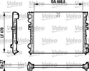 732692 Chladič motora VALEO