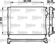 732846 Chladič motora VALEO