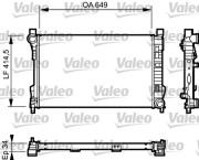 732900 Chladič motora VALEO