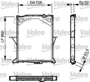 733502 Chladič motora NEW ORIGINAL PART VALEO