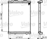 733512 Mrieżka chladiča motora NEW PART VALEO