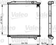 733526 Mrieżka chladiča motora NEW PART VALEO