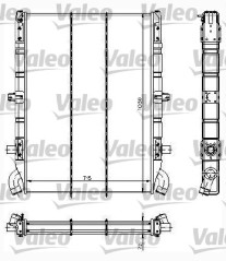 734295 Chladič motora NEW PART VALEO