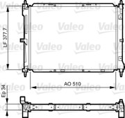 734437 Chladič motora VALEO
