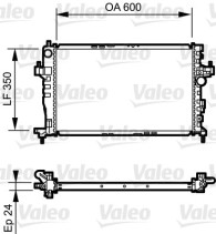 734464 Chladič motora VALEO