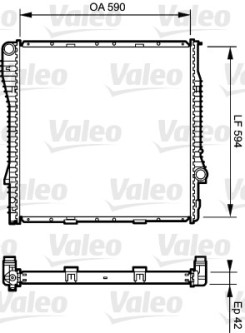 734894 Chladič motora VALEO