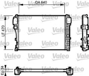 734940 Chladič motora VALEO