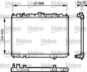 735081 Chladič motora VALEO