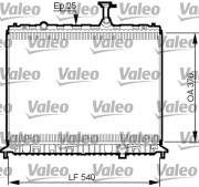 735508 Chladič motora VALEO