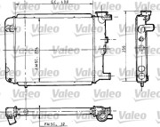 810946 Chladič motora VALEO